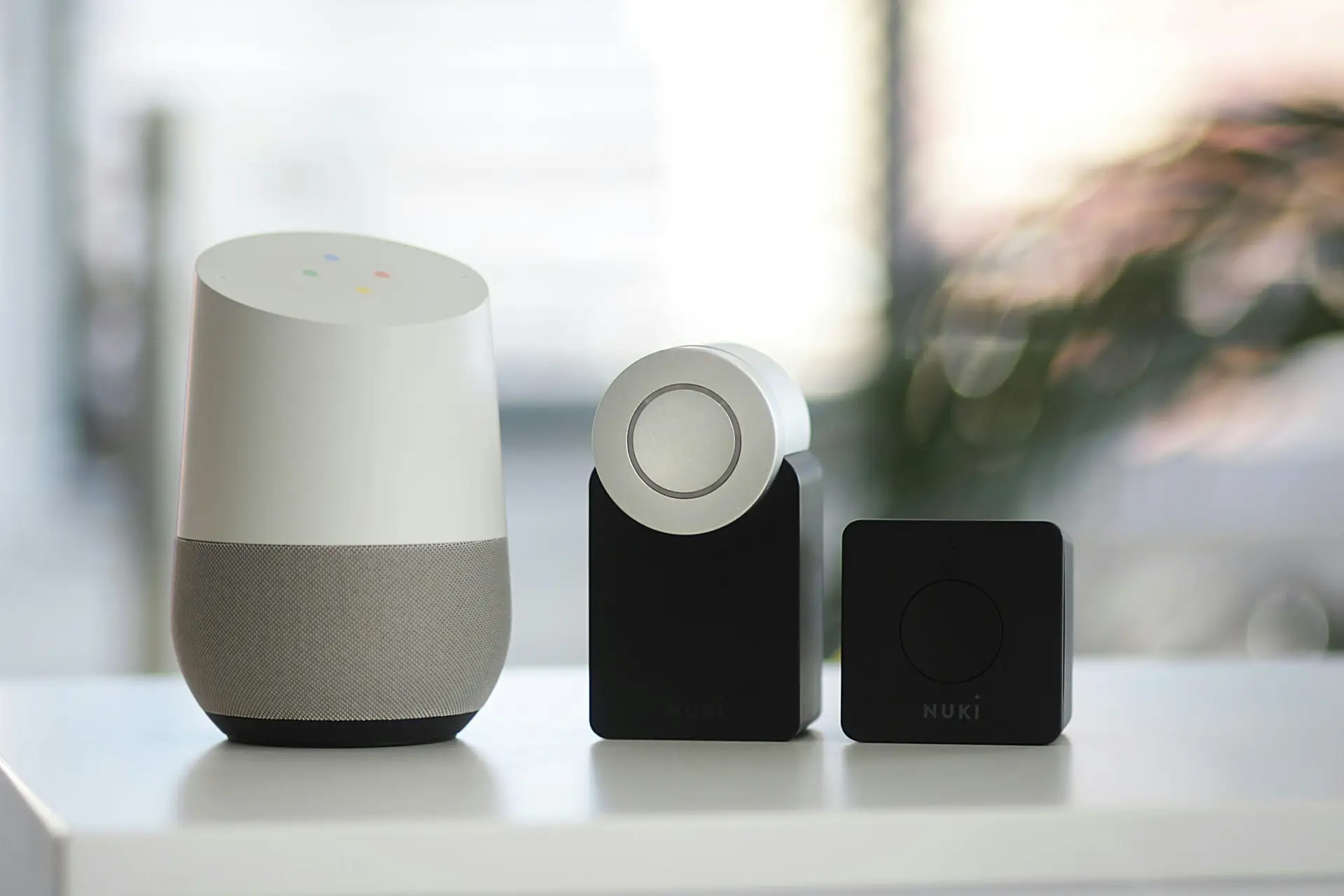Google Home + Nuki Smart Lock (Smart Home) https://nuki.io